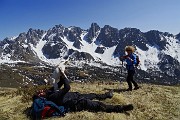 66 In cresta  sulla cima del Gardena con le Piccole Dolomiti Scalvine da sfondo